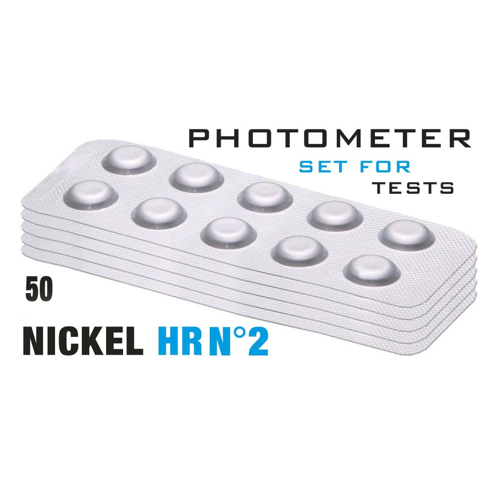 Изображение Таб. Nickel HR 2 (Нікель, 0-7 мг) 50 піг/уп. Photometer/Comporator