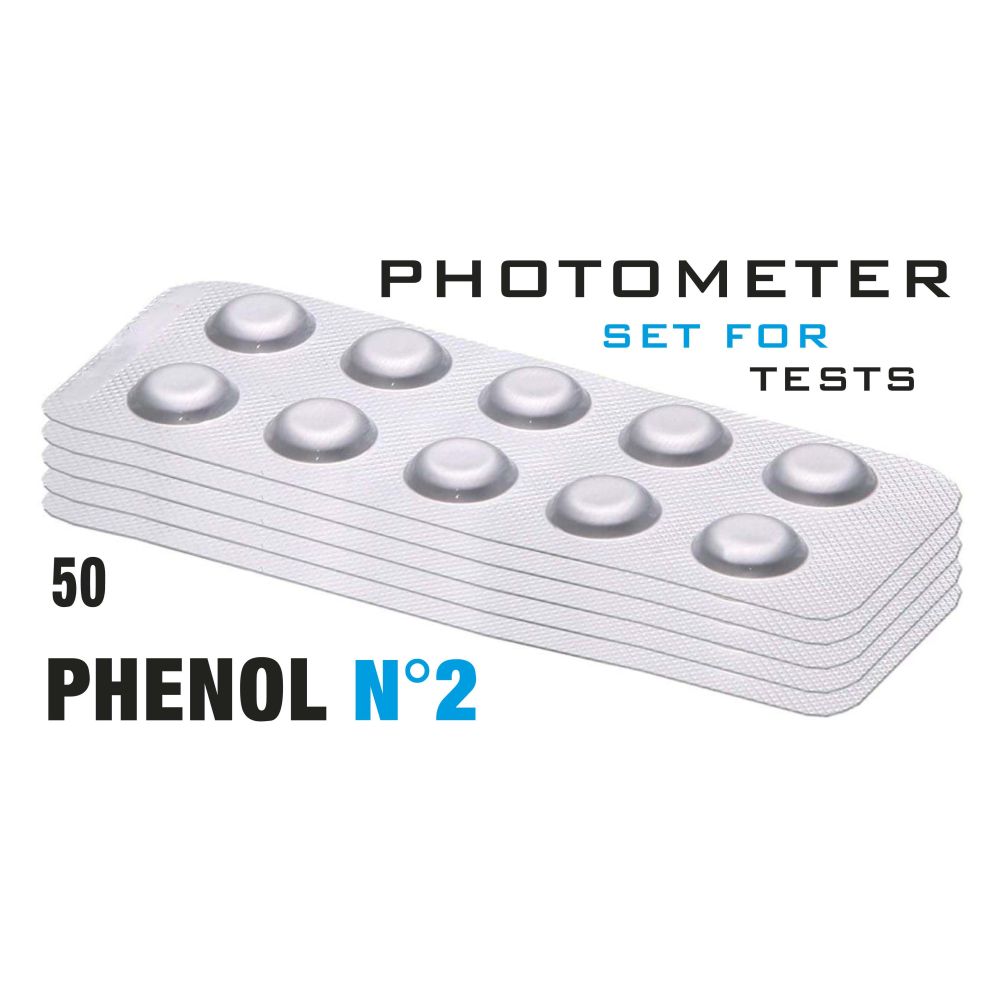 Изображение Таб. Phenol 2 (Фенол, 0-5 мг/г) 50 піг/уп. (10 піг/шт) PrimerLab