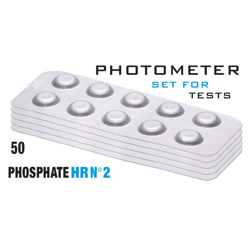 Изображение Таб. Phosphate HR 2 (Фосфати, 0 - 80 мг/л) 50 піг/уп. (10 піг/шт) Photometer/Comporator