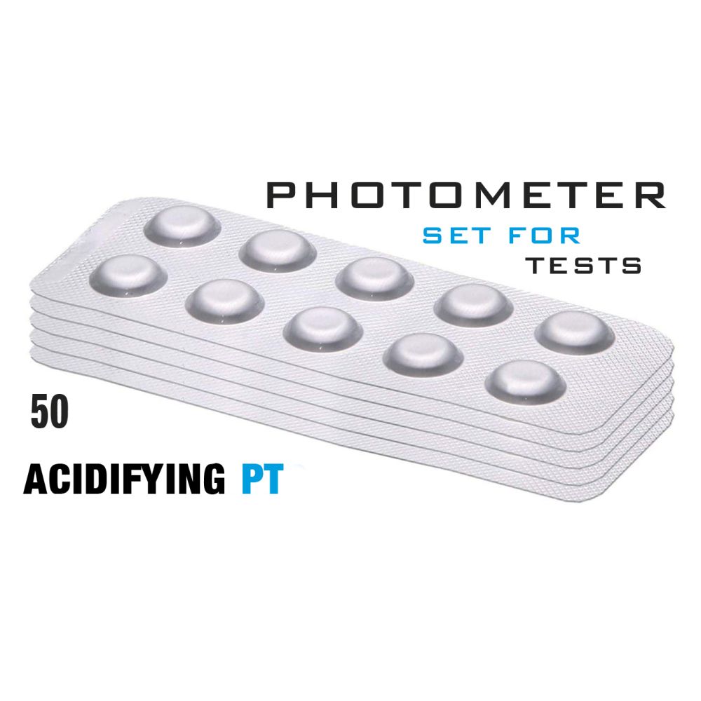 Изображение Таб. Acidifying PT (допоміжний реагент) 50 таб/уп. (10таб/шт) Photometr/Comporator