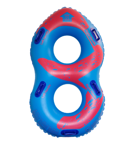 Изображение Надувний плавальний круг подвійний 42" 96см з ПВХ ZLG8B42E