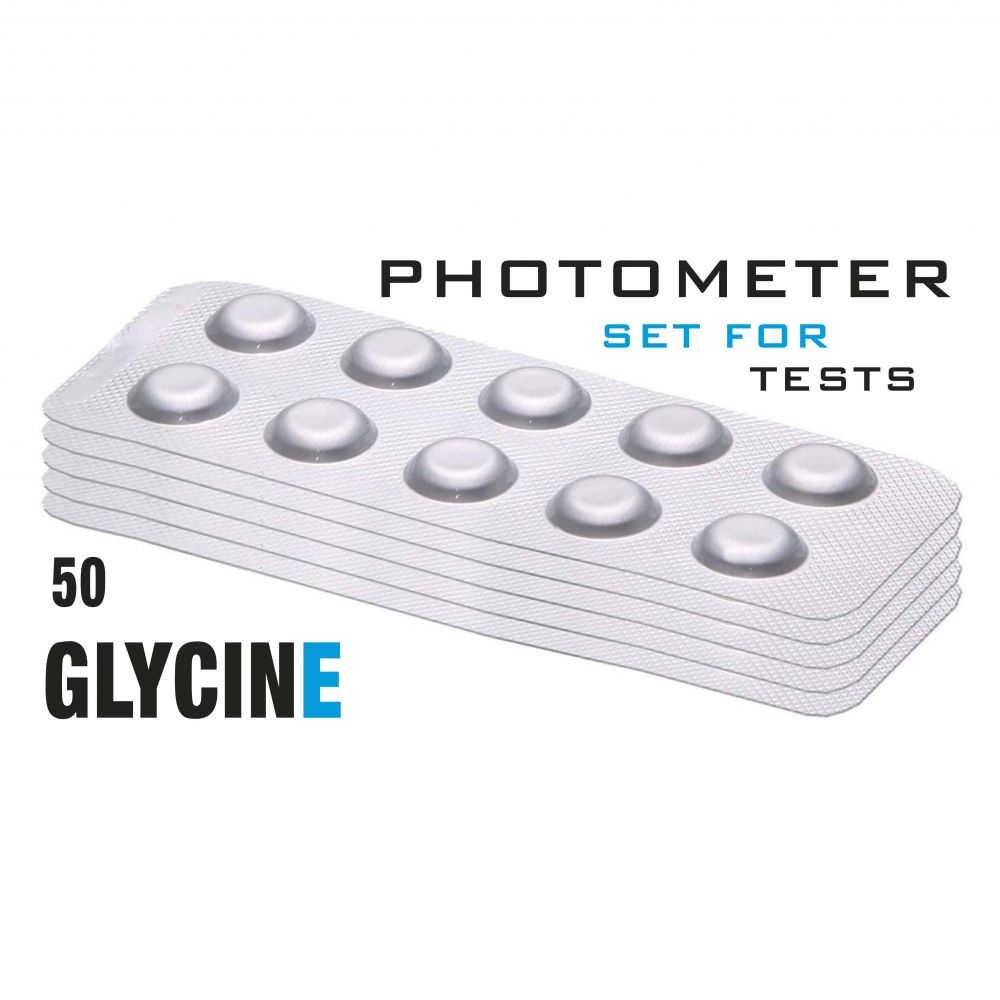 Изображение Таб. Glycine (Гліцин) 50 піг/уп. (10 піг/шт)  Potometer/Comporator