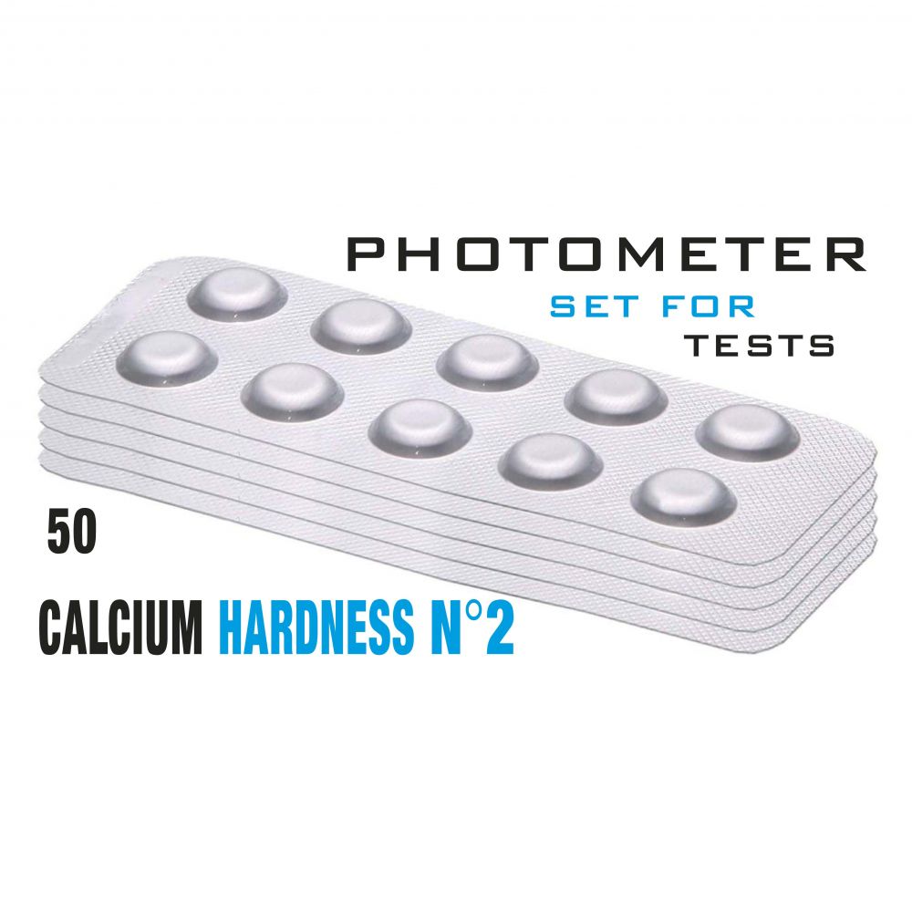 Изображение Таб. Calcium Hardness №2 (Калц. жорст. 0 - 500мг/л) (50 таб/уп.) (10таб/шт) PrimerLab/comporator